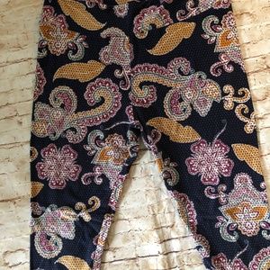 LulaRoe paisley leggings Size TC